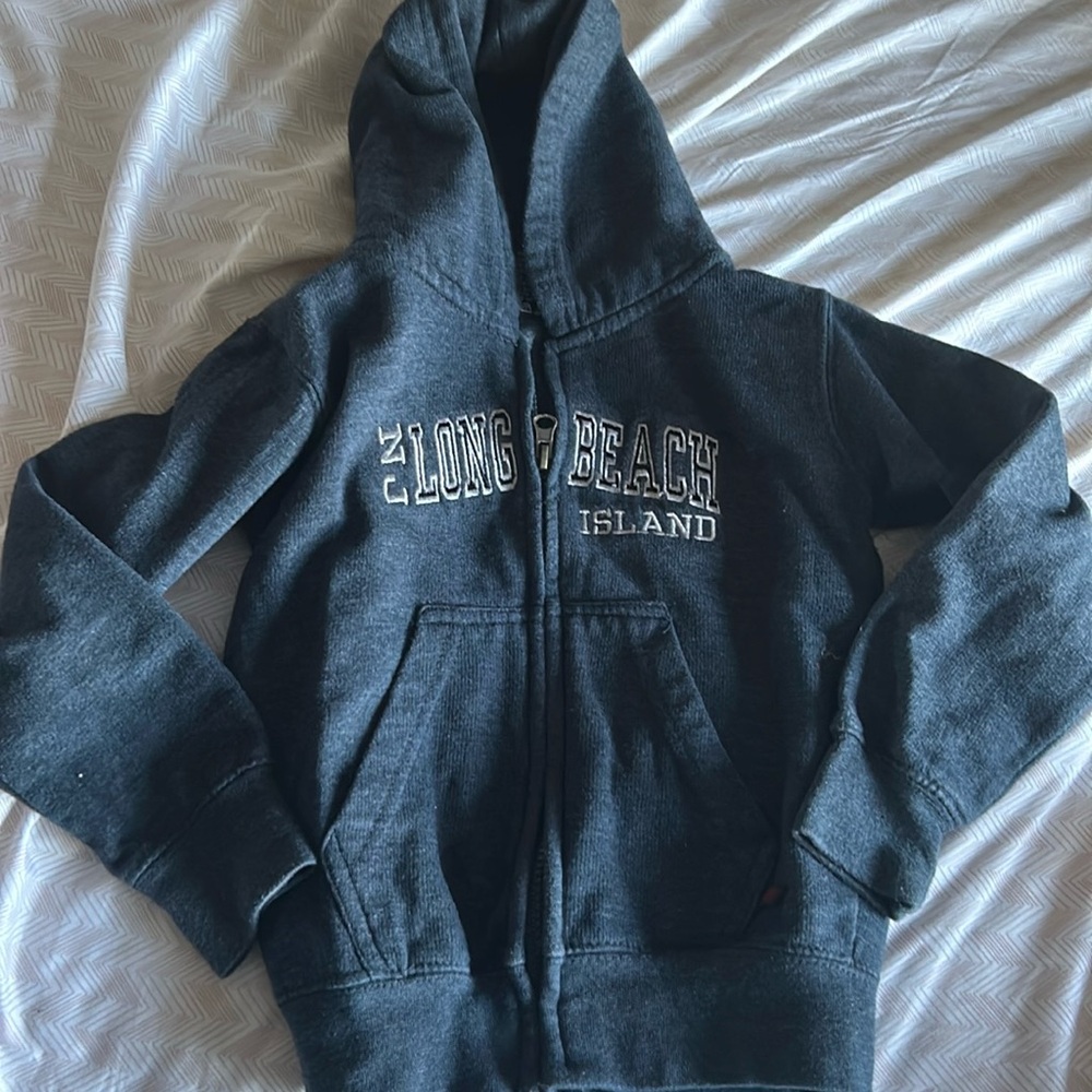 Kids LBI Long Beach Island NJ Zip Up Hoodie - 2T